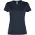 Tricou cu maneca scurta, la baza gatului, Sport, Femei, Roly, 2410E20849, Poliester, Albastru navy