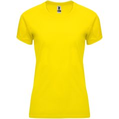   Tricou la baza gatului, Dama, maneca scurta, Roly, 2401E12253, Poliester, Galben, Marimi variate