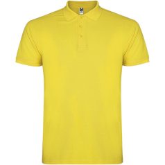   Tricou Polo, Barbati, maneca scurta, Roly, 2401E12313, Bumbac, Galben, Marimi variate