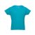 LUANDA. Men's t-shirt, Male, Jersey 100% cotton: 150 g/m². Colour 56: 90% cotton/10% viscose, Acqua blue, XS