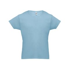   LUANDA. Men's t-shirt, Male, Jersey 100% cotton: 150 g/m². Colour 56: 90% cotton/10% viscose, Pastel blue, XS