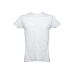   LUANDA. Men's t-shirt, Male, Jersey 100% cotton: 150 g/m². Colour 56: 90% cotton/10% viscose, Melange white, S