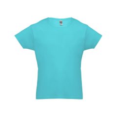   LUANDA. Men's t-shirt, Male, Jersey 100% cotton: 150 g/m². Colour 56: 90% cotton/10% viscose, Turquoise blue, 3XL