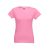 SOFIA. Women's t-shirt, Female, Jersey 100% cotton: 150 g/m². Colour 56: 90% cotton/10% viscose, Light pink, XL