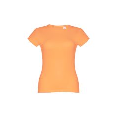   Tricou Dama, 42FEB233773, THC Sofia, Bumbac, Feminin, Portocaliu Coral, M