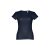 Tricou la baza gatului, Dama, maneca scurta, TH Clothes, 2401E12368, Bumbac, Albastru eclipse, M