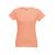 SOFIA. Women's t-shirt, Female, Jersey 100% cotton: 150 g/m². Colour 56: 90% cotton/10% viscose, Salmon, 3XL