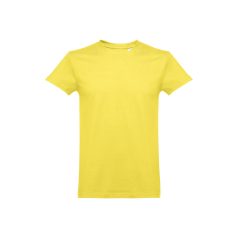   ANKARA. Men's t-shirt, Male, Jersey 100% cotton: 190 g/m². Colour 56: 90% cotton/10% viscose, Yellow, XS