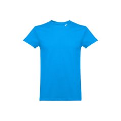   ANKARA. Men's t-shirt, Male, Jersey 100% cotton: 190 g/m². Colour 56: 90% cotton/10% viscose, Acqua blue, M