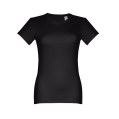   ANKARA WOMEN. Women's t-shirt, Female, Jersey 100% cotton: 190 g/m². Colour 56: 90% cotton/10% viscose, Black, L