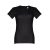 ANKARA WOMEN. Women's t-shirt, Female, Jersey 100% cotton: 190 g/m². Colour 56: 90% cotton/10% viscose, Black, L