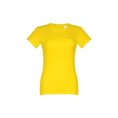 Tricou dama, 22FEB2156, S, feminin, Bumbac, Galben