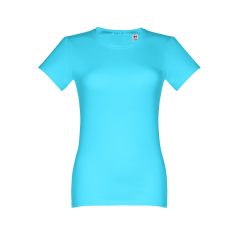   ANKARA WOMEN. Women's t-shirt, Female, Jersey 100% cotton: 190 g/m². Colour 56: 90% cotton/10% viscose, Turquoise blue, L