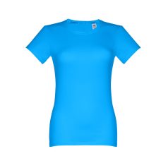   ANKARA WOMEN. Women's t-shirt, Female, Jersey 100% cotton: 190 g/m². Colour 56: 90% cotton/10% viscose, Acqua blue, XL