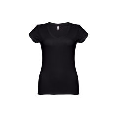   ATHENS WOMEN. Women's t-shirt, Female, Jersey 100% cotton: 150 g/m². Colours 52, 53 and 54: 60% cotton/40% polyester, Black, S