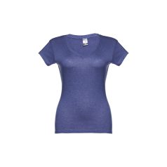   ATHENS WOMEN. Women's t-shirt, Female, Jersey 100% cotton: 150 g/m². Colours 52, 53 and 54: 60% cotton/40% polyester, Heather blue, M