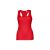 TIRANA. Women's tank top, Female, Jersey 100% cotton: 160 g/m², Red, L