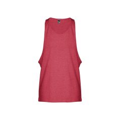   IBIZA. Men's tank top, Male, Jersey 100% cotton: 140 g/m². Colours 52, 53 and 54: 60% cotton/40% polyester. Colour 56: 90% cotton/10% viscose, Heather red, S