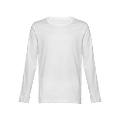   BUCHAREST. Men's long sleeve t-shirt, Male, Jersey 100% cotton: 150 g/m², White, L