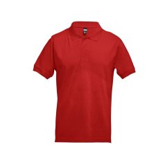   ADAM. Men's polo shirt, Male, Piquet mesh 100% cotton: 195 g/m². Colour 56: 85% cotton/15% viscose, Red, L