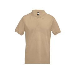   ADAM. Men's polo shirt, Male, Piquet mesh 100% cotton: 195 g/m². Colour 56: 85% cotton/15% viscose, Light brown, S