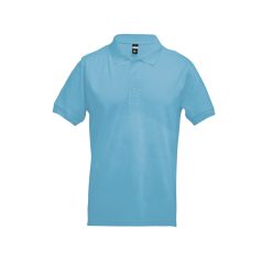   ADAM. Men's polo shirt, Male, Piquet mesh 100% cotton: 195 g/m². Colour 56: 85% cotton/15% viscose, Light blue, S