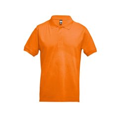   ADAM. Men's polo shirt, Male, Piquet mesh 100% cotton: 195 g/m². Colour 56: 85% cotton/15% viscose, Orange, L