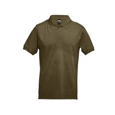   ADAM. Men's polo shirt, Male, Piquet mesh 100% cotton: 195 g/m². Colour 56: 85% cotton/15% viscose, Army green, L