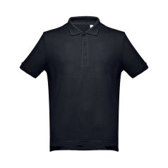   Tricou Polo, Barbati, maneca scurta, TH Clothes, 2401E12417, Bumbac, Albastru eclipse, XXL