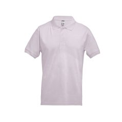   ADAM. Men's polo shirt, Male, Piquet mesh 100% cotton: 195 g/m². Colour 56: 85% cotton/15% viscose, Pastel pink, 3XL