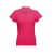 EVE. Women's polo shirt, Female, Piquet mesh 100% cotton: 195 g/m². Colour 56: 85% cotton/15% viscose, Pink, L