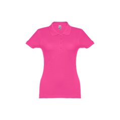   Tricou cu maneca scurta, Polo, Casual, Femei, Makito, 2410E21232, Bumbac, Roz, S