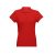 EVE. Women's polo shirt, Female, Piquet mesh 100% cotton: 195 g/m². Colour 56: 85% cotton/15% viscose, Red, XXL