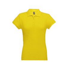   EVE. Women's polo shirt, Female, Piquet mesh 100% cotton: 195 g/m². Colour 56: 85% cotton/15% viscose, Yellow, M