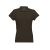 EVE. Women's polo shirt, Female, Piquet mesh 100% cotton: 195 g/m². Colour 56: 85% cotton/15% viscose, Dark brown, L