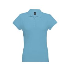   EVE. Women's polo shirt, Female, Piquet mesh 100% cotton: 195 g/m². Colour 56: 85% cotton/15% viscose, Light blue, L