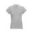 EVE. Women's polo shirt, Female, Piquet mesh 100% cotton: 195 g/m². Colour 56: 85% cotton/15% viscose, Heather light grey, M