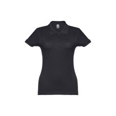   Tricou Polo, Dama, maneca scurta, TH Clothes, 2401E12418, Bumbac, Albastru eclipse, L