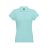 EVE. Women's polo shirt, Female, Piquet mesh 100% cotton: 195 g/m². Colour 56: 85% cotton/15% viscose, Mint green, L