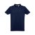 THC ROME, Tricou polo slim fit barbati, Albastru, 21MAR3652, XL, Bumbac