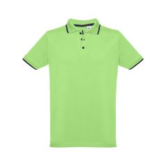   ROME. Men's slim fit polo shirt, Male, Piquet mesh 100% cotton: 195 g/m². Colour 56: 85% cotton/15% viscose, Light green, L