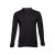 BERN. Men's long sleeve polo shirt, Male, Piquet mesh 100% cotton: 210 g/m². Colour 56: 85% cotton/15% viscose, Black, M