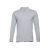 BERN. Men's long sleeve polo shirt, Male, Piquet mesh 100% cotton: 210 g/m². Colour 56: 85% cotton/15% viscose, Heather light grey, L