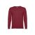 Bluza cu maneca lunga, la baza gatului, Casual, Barbati, Makito, 2410E21517, Bumbac, Rosu burgundy, L