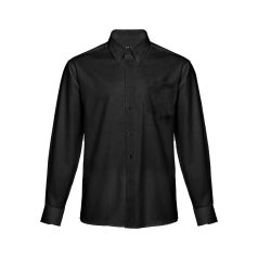   TOKYO. Men's oxford shirt, Male, 70% cotton and 30% polyester: 130 g/m², Black, L