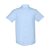 LONDON. Men's oxford shirt, Male, 70% cotton and 30% polyester: 130 g/m², Light blue, L