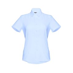   LONDON WOMEN. Women's oxford shirt, Female, 70% cotton and 30% polyester: 130 g/m², Light blue, XXL