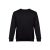 DELTA. Unisex sweatshirt, Unisex, 50% cotton and 50% polyester: 300 g/m², Black, L