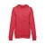 AMSTERDAM WOMEN. Women's hooded full zipped sweatshirt, Female, 50% cotton and 50% polyester: 320 g/m², Heather red, S