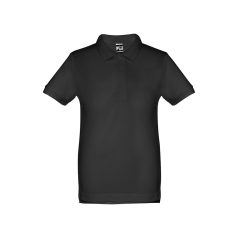   Tricou polo pentru copii, 22FEB2133, 10, unisex, Bumbac, Negru